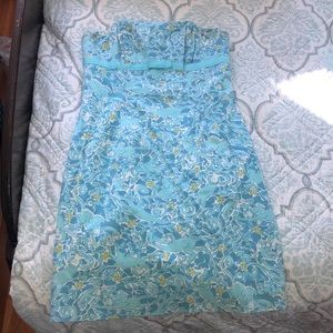 Lilly Pulitzer strapless dress